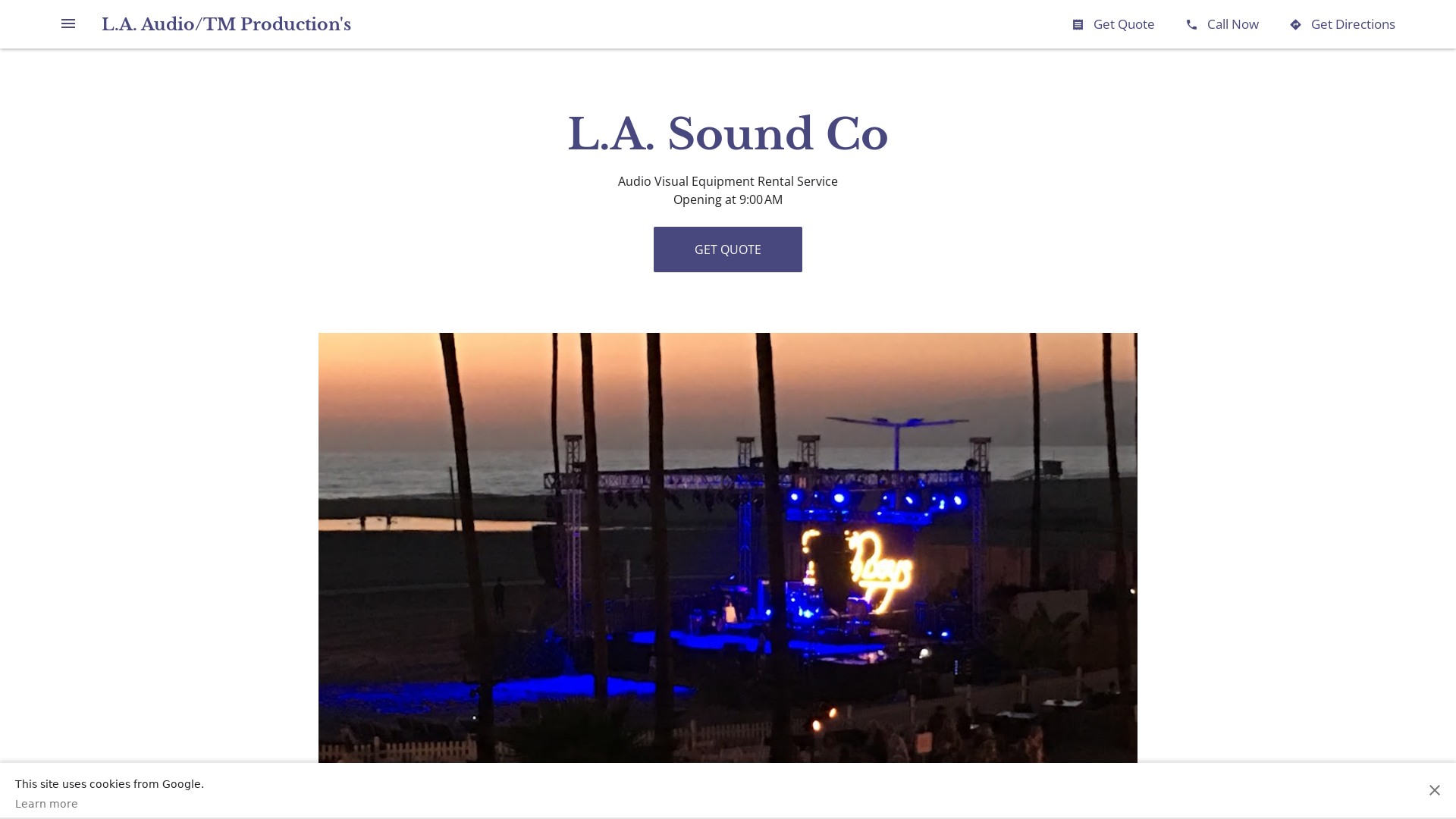 L.A. Audio/TM Production's